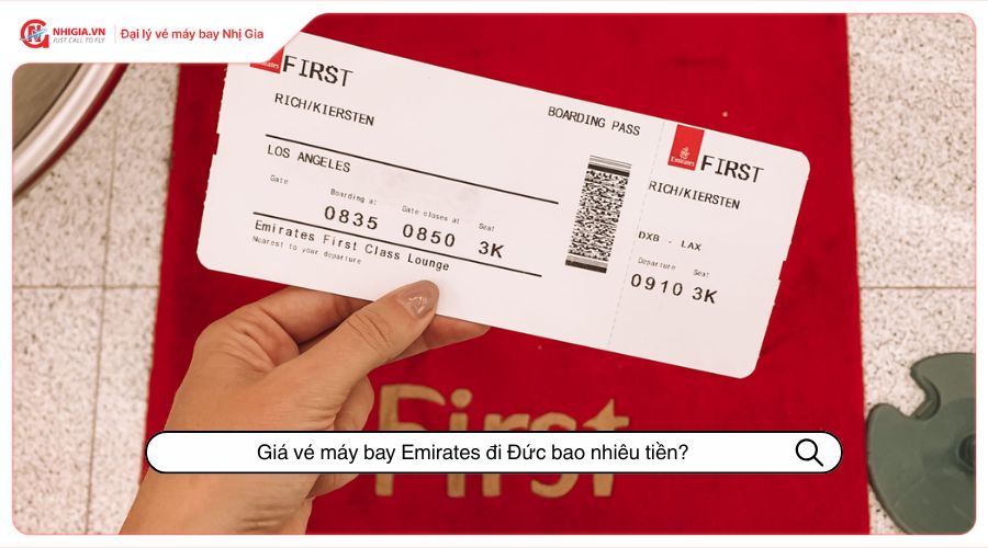 Giá vé máy bay Emirates đi Đức bao nhiêu tiền?