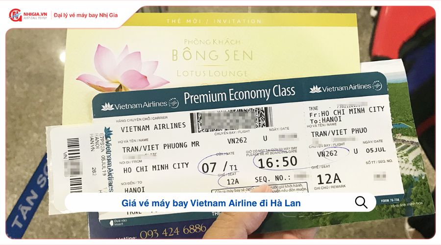Giá vé máy bay Vietnam Airline đi Hà Lan
