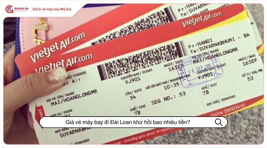 Giá vé máy bay đi Đài Loan khứ hồi bao nhiêu tiền?
