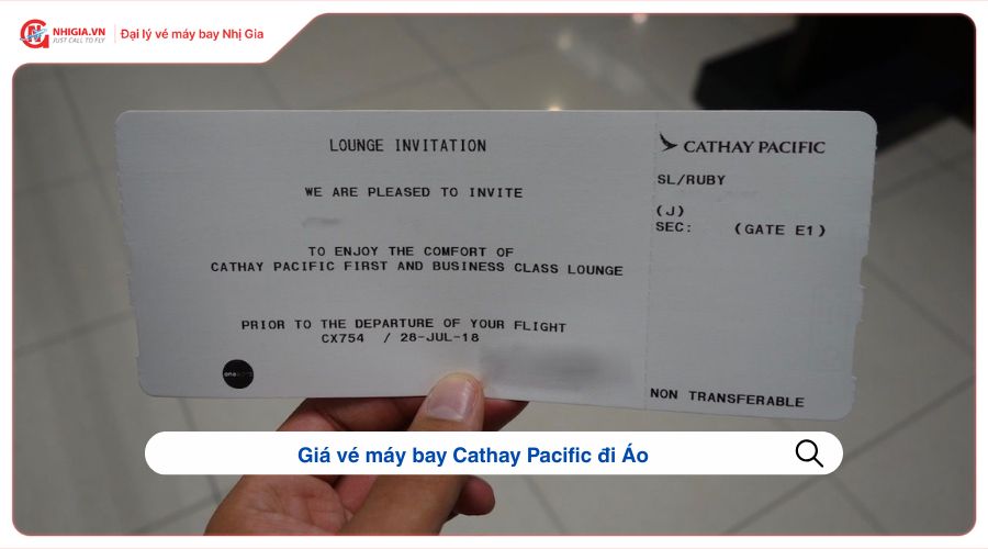 Giá vé máy bay Cathay Pacific đi Áo