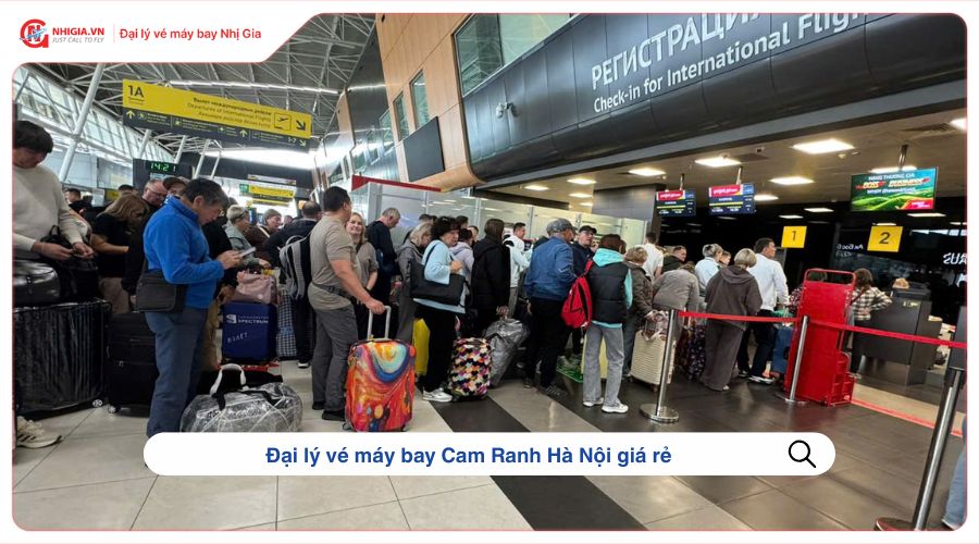 Đại lý vé máy bay Cam Ranh Hà Nội giá rẻ