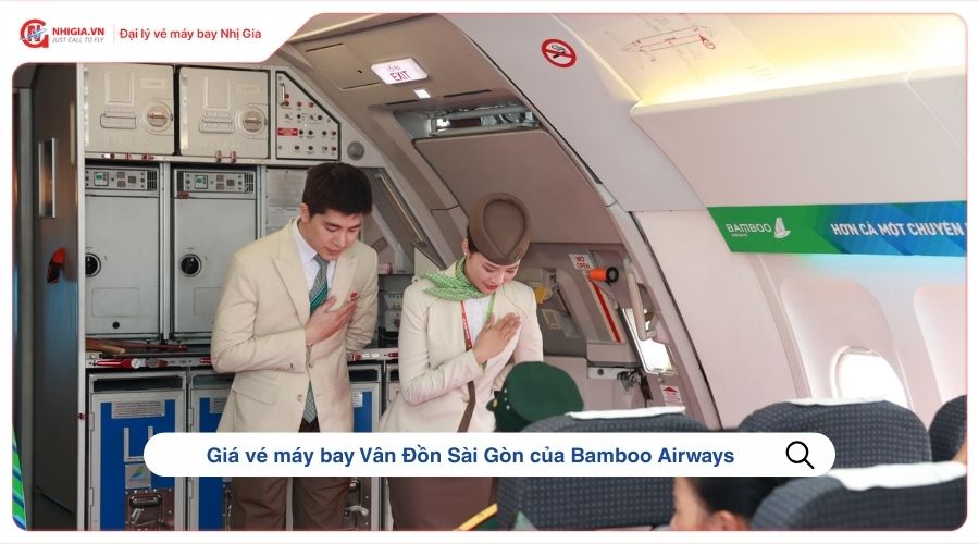 Giá vé máy bay Vân Đồn Sài Gòn của Bamboo Airways