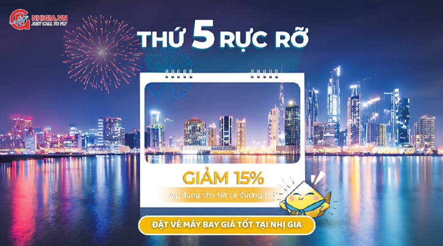 THỨ NĂM RỰC RỠ: ƯU ĐÃI BẤT NGỜ TỪ VIETNAM AIRLINE