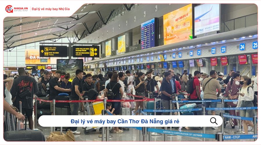 Đại lý vé máy bay Cần Thơ Đà Nẵng giá rẻ