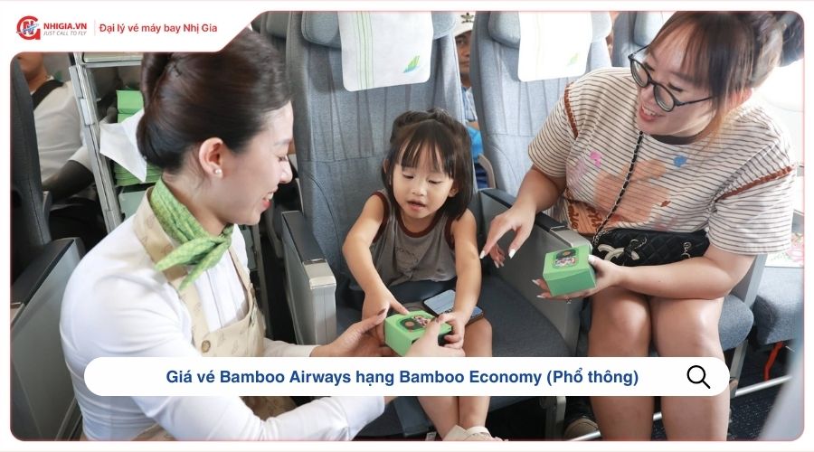 Giá vé Bamboo Airways hạng Bamboo Economy (Phổ thông)