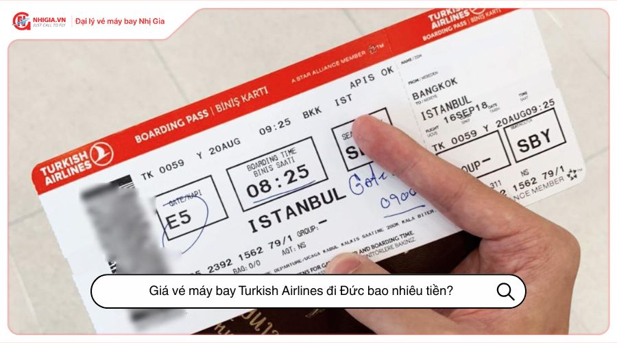Giá vé máy bay Turkish Airlines đi Đức bao nhiêu tiền?