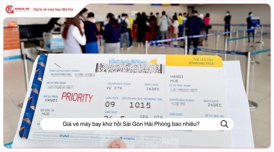 Giá vé máy bay khứ hồi Sài Gòn Hải Phòng bao nhiêu?