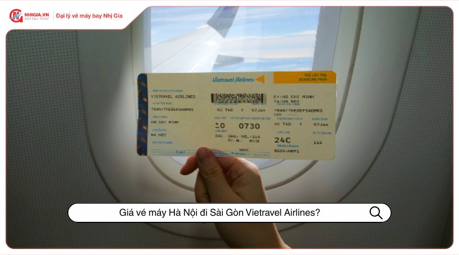 Giá vé máy Hà Nội đi Sài Gòn Vietravel Airlines?