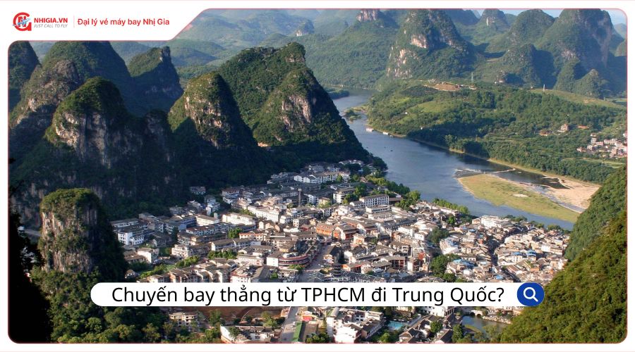 Các chuyến bay thẳng từ TPHCM đi Trung Quốc?