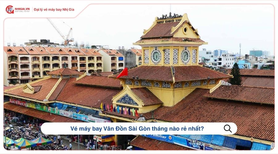 Vé máy bay Vân Đồn Sài Gòn tháng nào rẻ nhất?