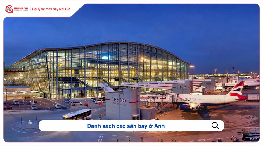Danh sách các sân bay ở Anh