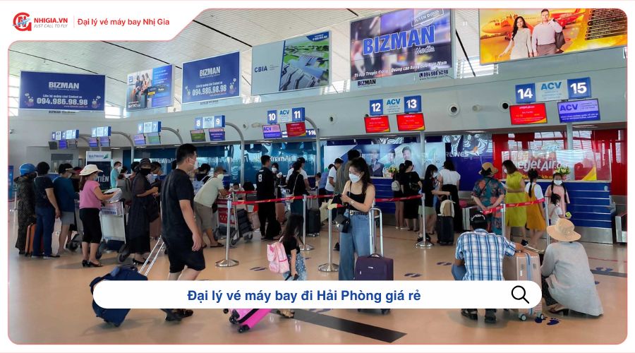 Đại lý vé máy bay đi Hải Phòng giá rẻ