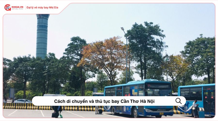 Cách di chuyển và thủ tục bay Cần Thơ Hà Nội