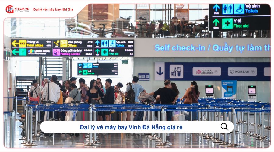 Đại lý vé máy bay Vinh Đà Nẵng giá rẻ