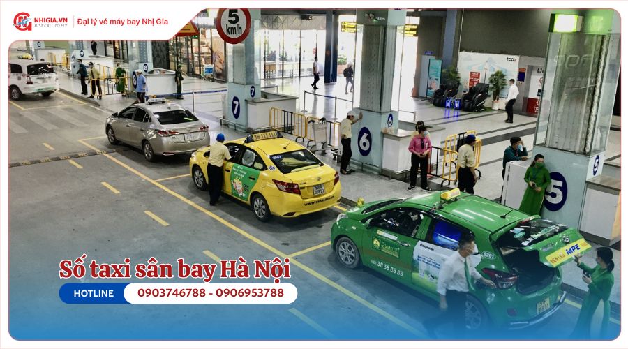 Số taxi sân bay Nội Bài
