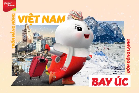 Trốn nóng, săn đông tại Úc cùng Vietjet