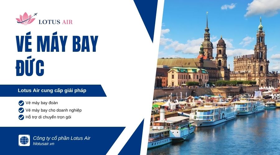 Đặt vé máy bay đi Đức 1 chiều, khứ hồi
