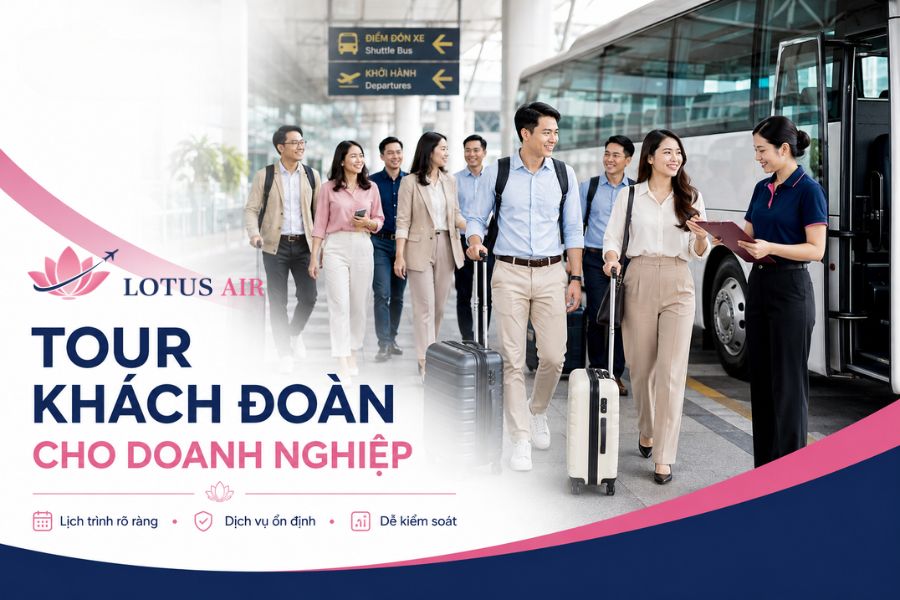 Tour khách đoàn cho doanh nghiệp