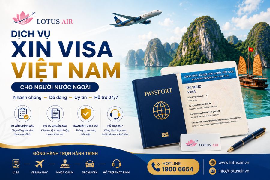 Dịch vụ xin visa Việt Nam cho người nước ngoài