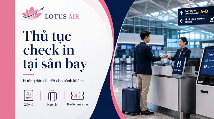 Thủ tục check in tại sân bay: Hướng dẫn chi tiết cho hành khách