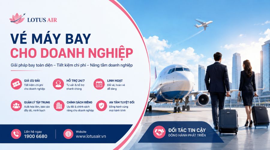 Vé máy bay cho doanh nghiệp