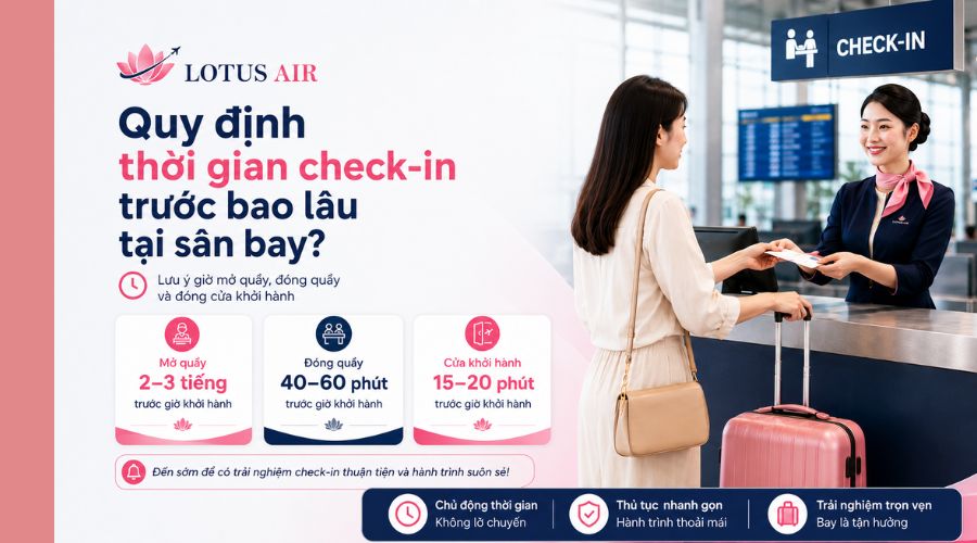 Nên ra sân bay trước mấy tiếng để không lỡ chuyến bay?