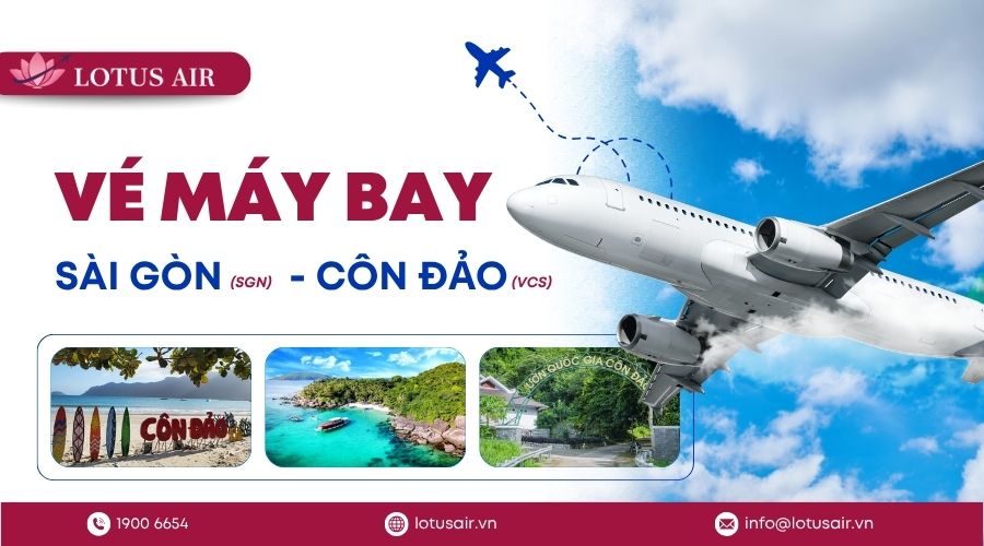 Đặt vé máy bay Sài Gòn (TP.HCM) đi Côn Đảo