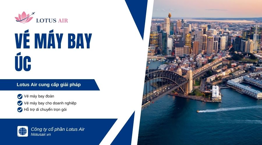 Đặt vé máy bay đi Úc 1 chiều, khứ hồi