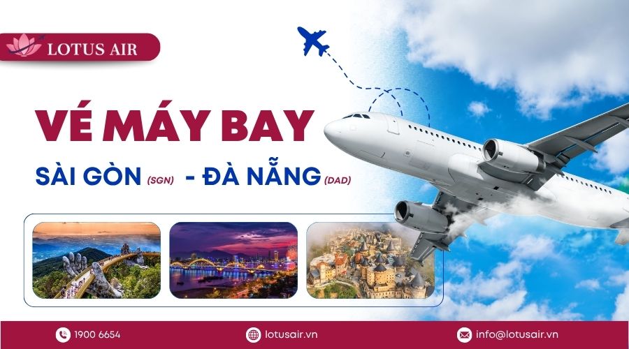Đặt vé máy bay Sài Gòn (TP.HCM) đi Đà Nẵng