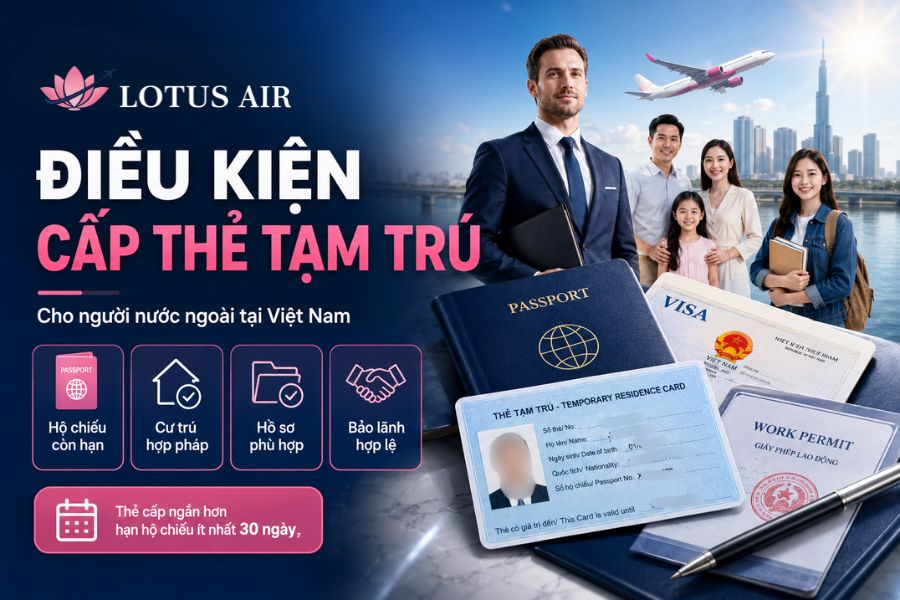 Điều kiện cấp thẻ tạm trú cho người nước ngoài
