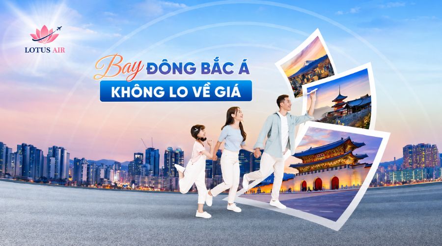 Kết nối Đông Bắc Á - Săn deal 15%, vi vu trọn năm