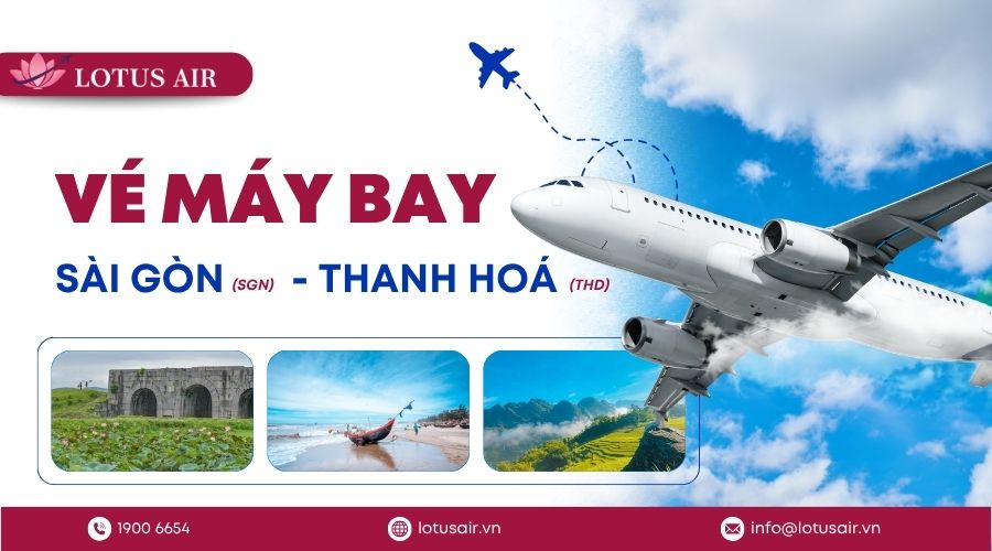 Đặt vé máy bay Sài Gòn (TP.HCM) đi Thanh Hóa