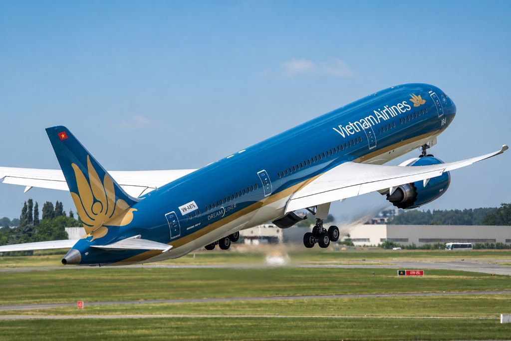 máy bay Vietnam Airlines khai thác đường bay nội địa và quốc tế