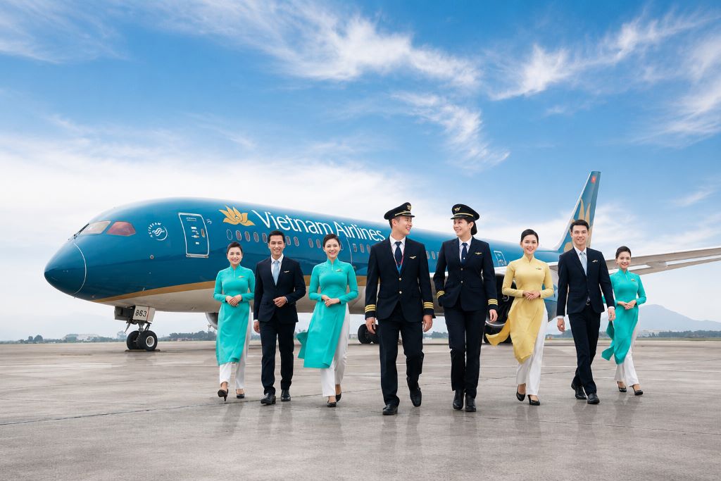 hành khách tìm kiếm và đặt vé máy bay Vietnam Airlines trực tuyến