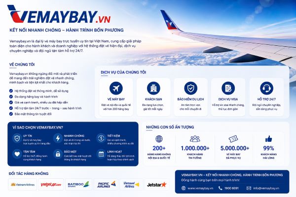 Vemaybay.vn: Giải pháp đặt vé máy bay trực tuyến toàn diện và an toàn