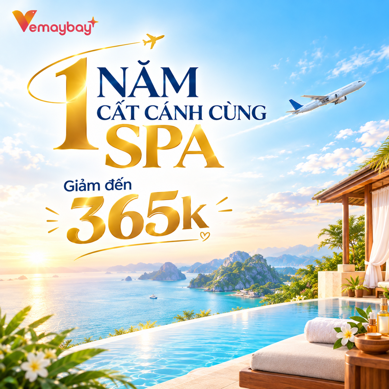 Sun PhuQuoc Airways giảm đến 365K