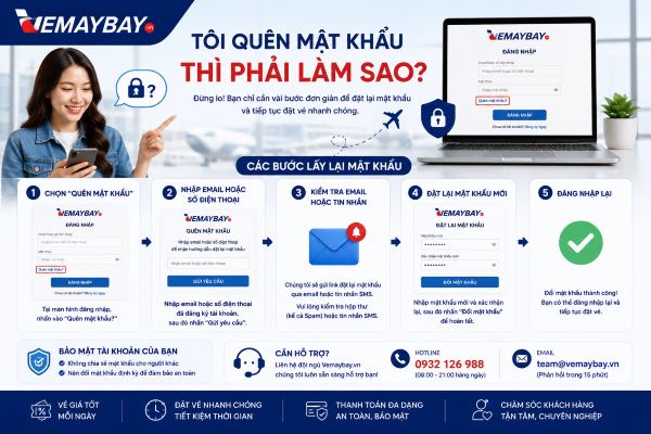 Tôi quên mật khẩu thì phải làm sao?