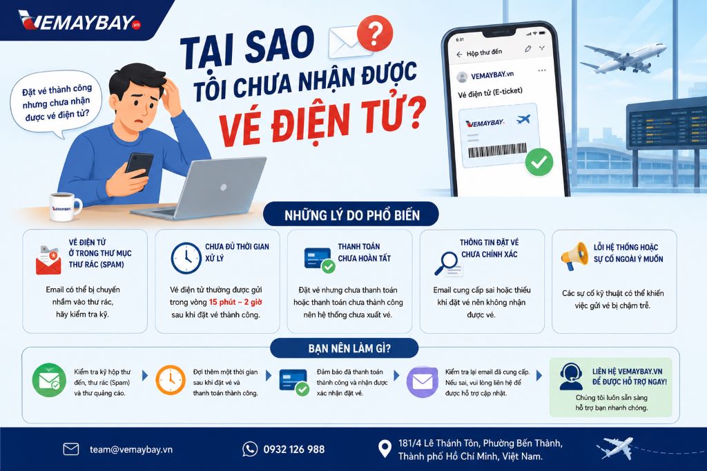 Hành khách kiểm tra hộp thư điện tử trên điện thoại thông minh để tìm vé máy bay