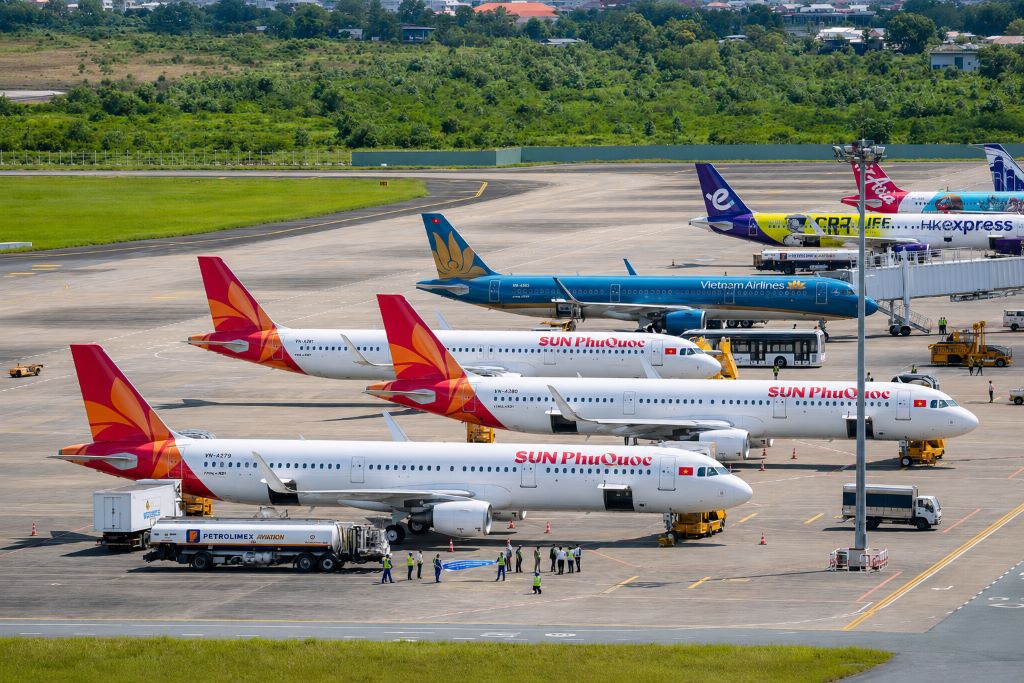 máy bay khai thác các đường bay du lịch đến Phú Quốc
