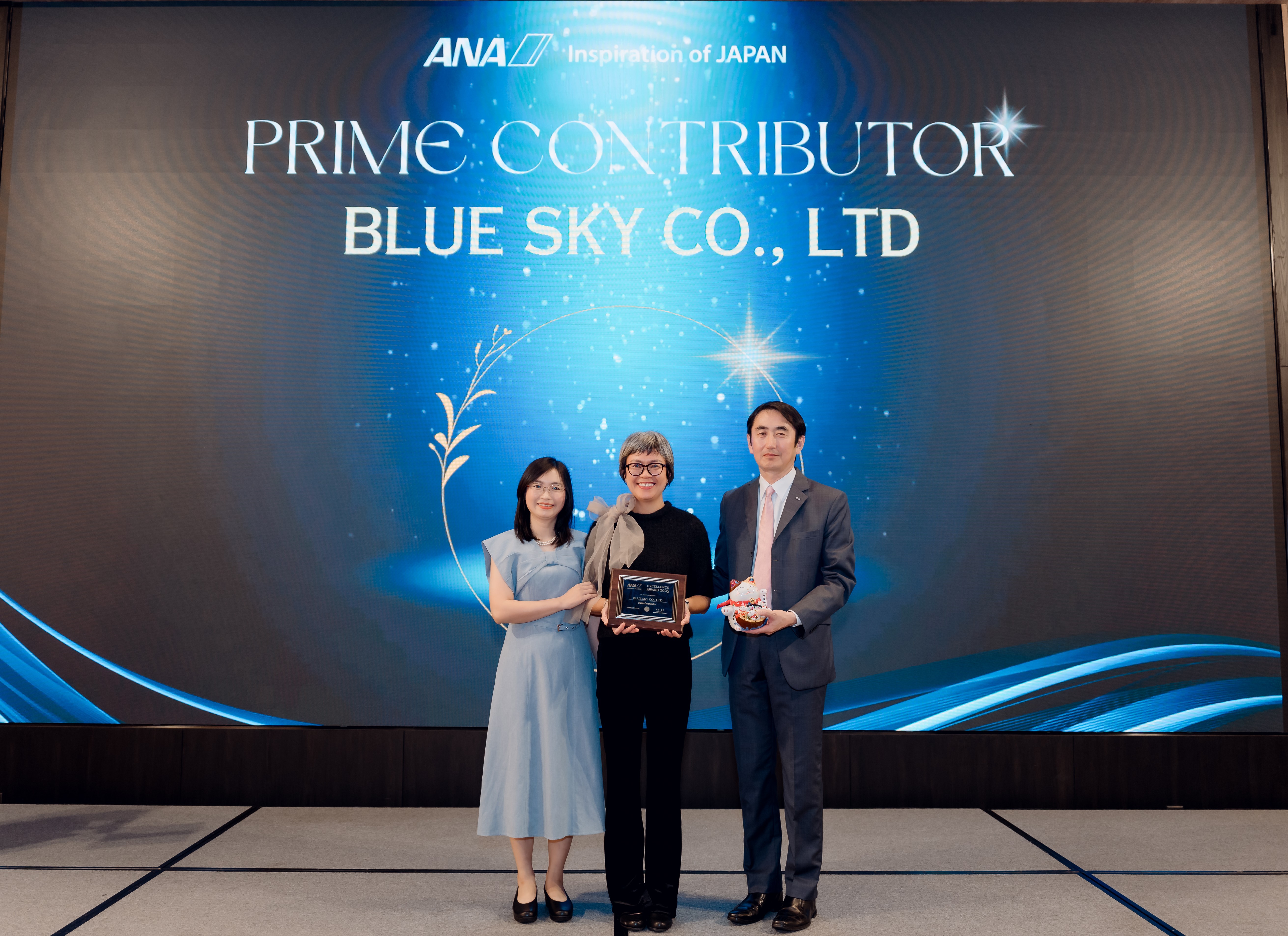 Blue Sky Vinh Dự Nhận Giải Thưởng Excellence Award 2025 Từ Hãng Hàng Không ANA