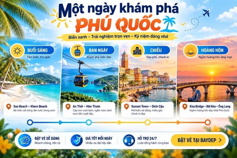 bữa hải sản tại nhà hàng ở khu vực Dương Đông Phú Quốc