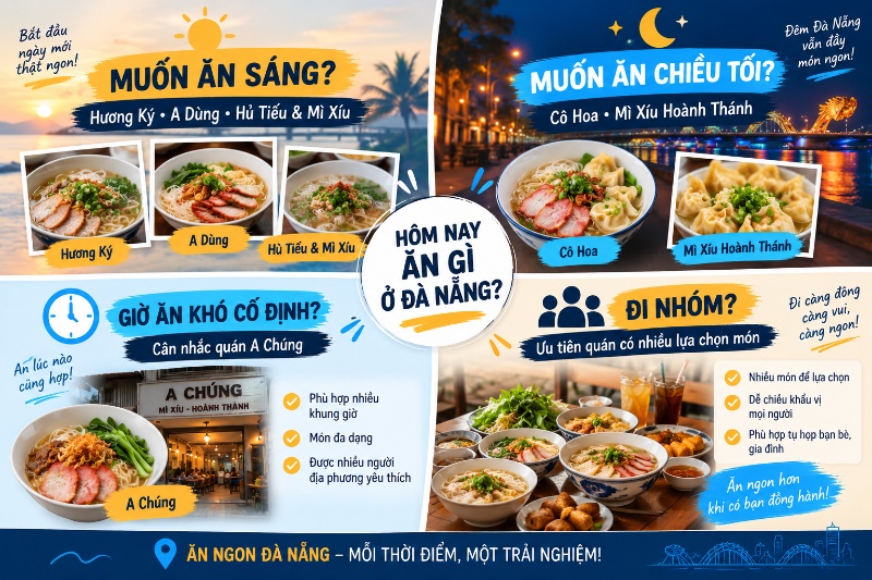 phần mì xíu buổi sáng với thịt và rau ăn kèm