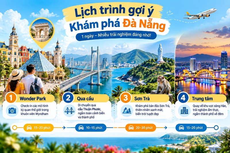 mô hình kỳ quan thế giới tại Wonder Park Đà Nẵng