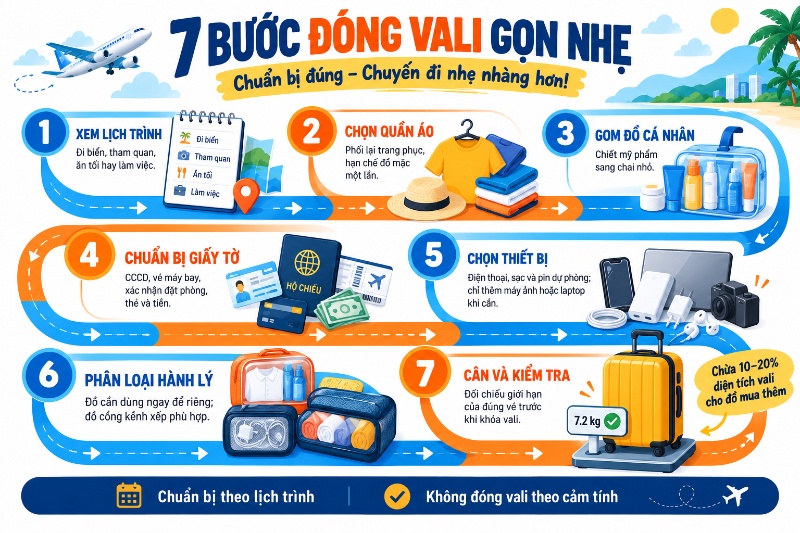 bộ mỹ phẩm mini và đồ vệ sinh cá nhân trong vali