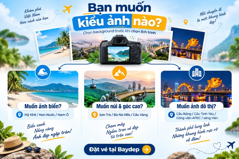 bán đảo Sơn Trà nhìn ra biển từ không gian xanh