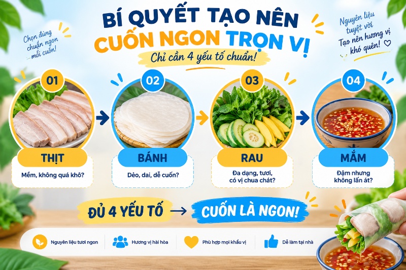 hịt ba chỉ luộc thái dài cùng bánh tráng và rau sống