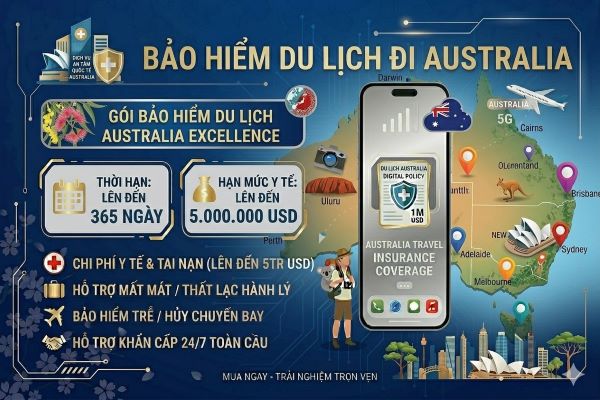 Bảo hiểm du lịch Australia