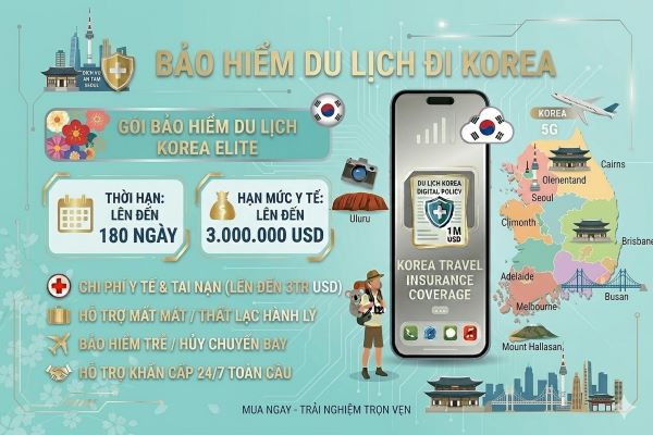 Bảo hiểm du lịch Korea