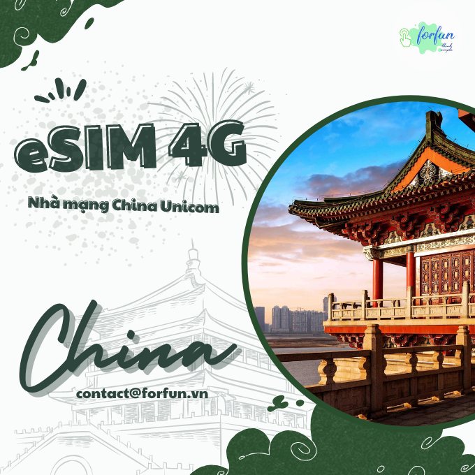 eSim Trung Quốc