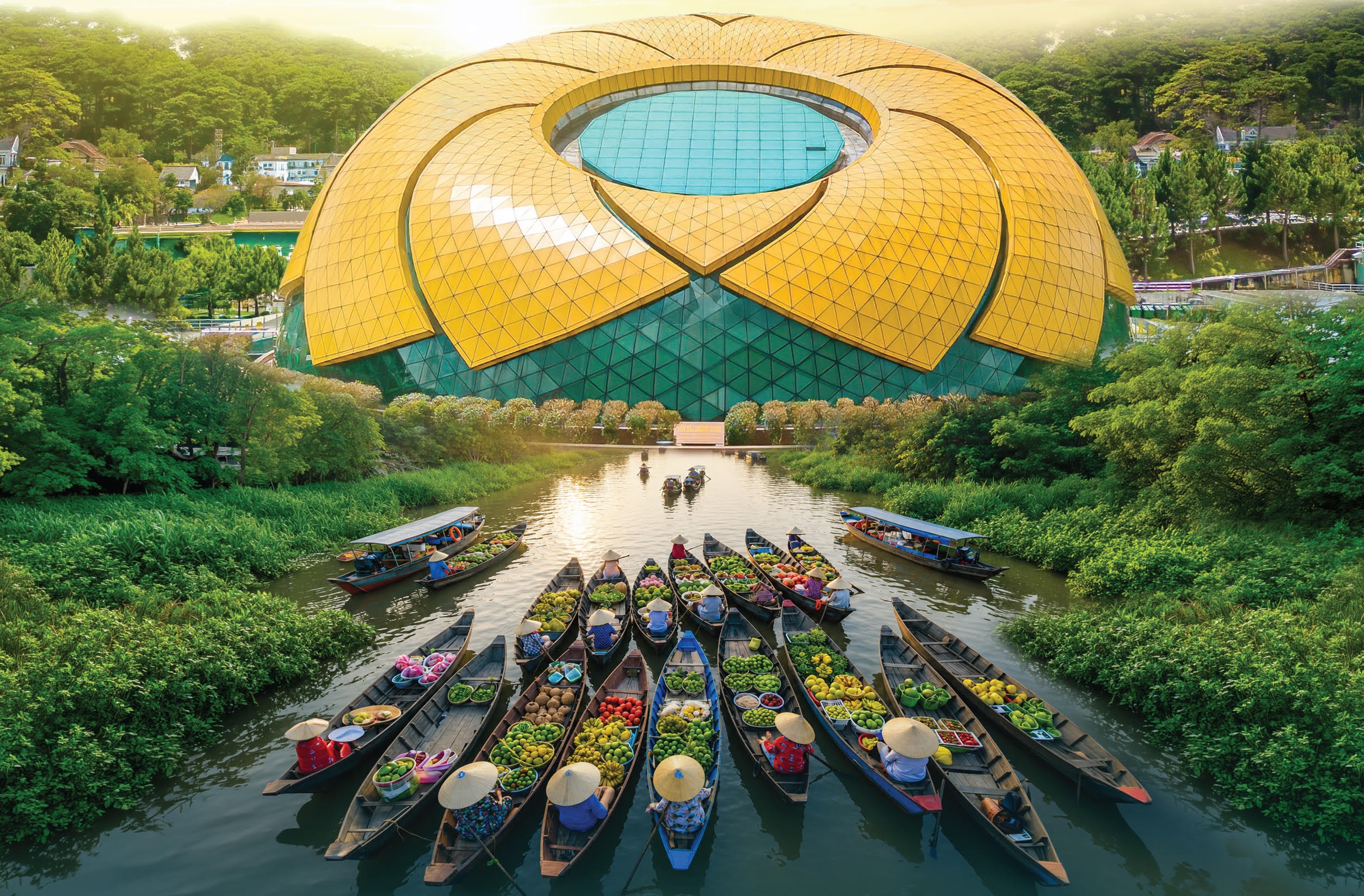 KHAI TRƯƠNG ĐƯỜNG BAY CẦN THƠ - ĐÀ LẠT